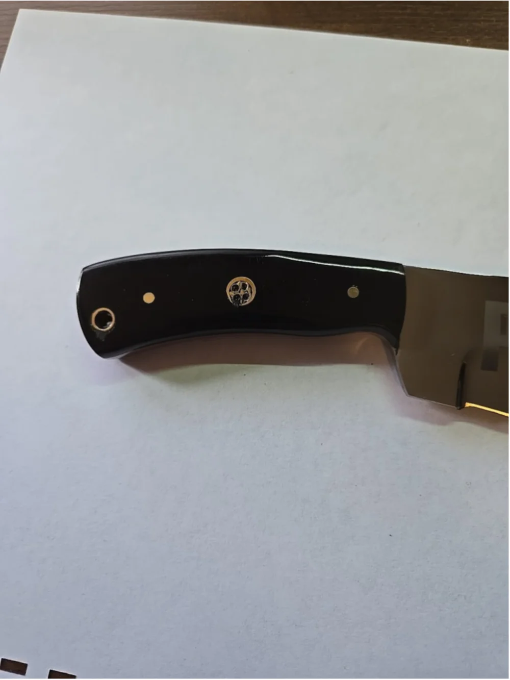 Custom Handmade USA Fixed Blade Knife With PANTERA Etched In Blade 8